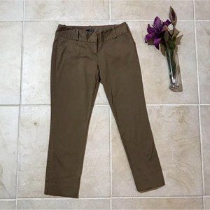 Limited Brown Straight Leg Dress Pants SZ 4 107